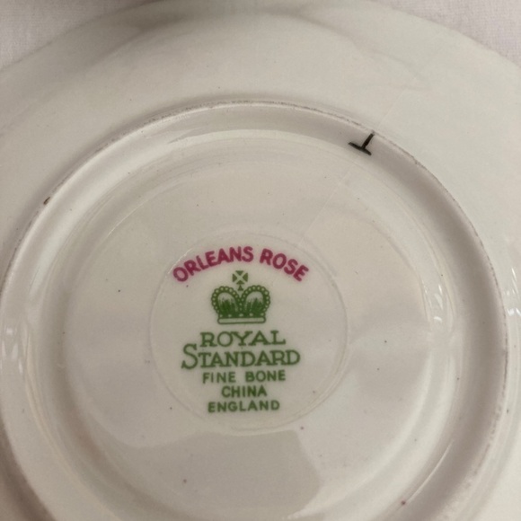 Royal Standard Orleans Rose Cup and Saucer Shabby Chic - Picture 3 of 8